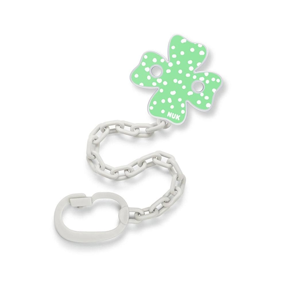 Soother Chain with Clip Clover 1pc