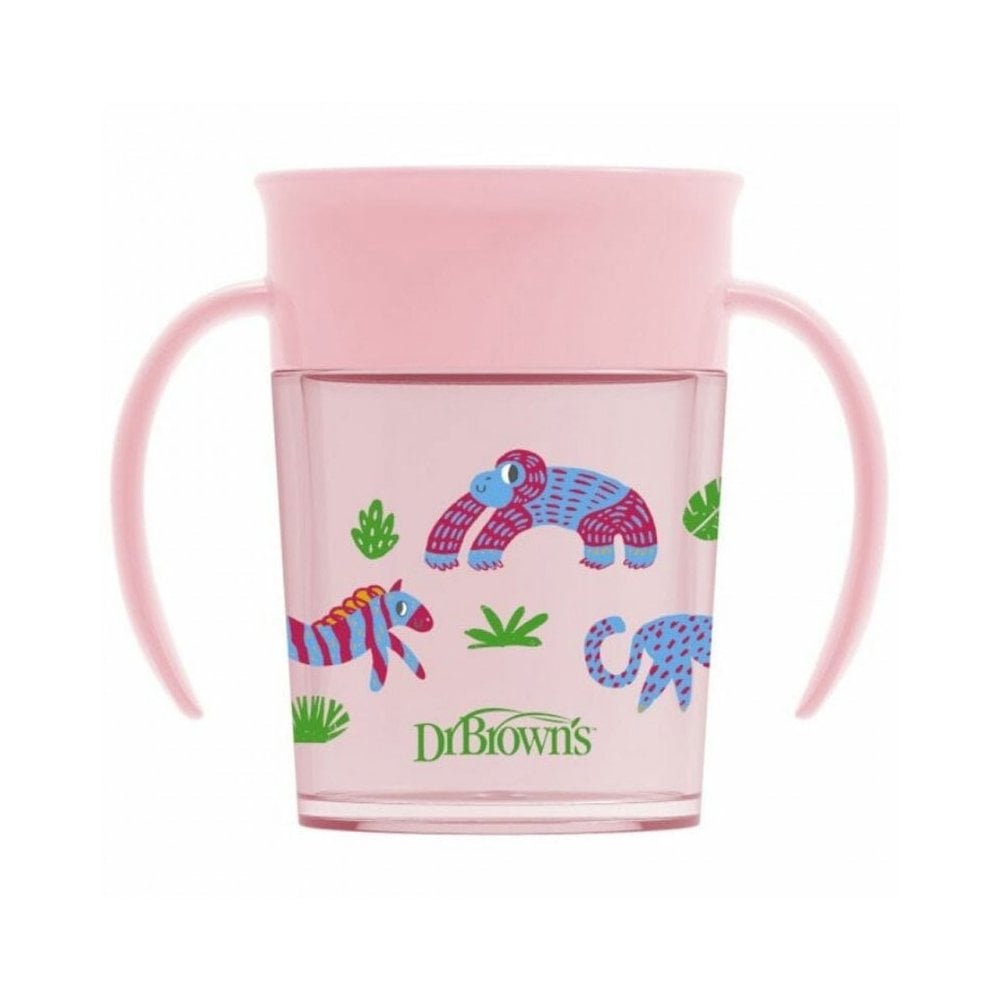 360° Cup with Pink Handles 200ml
