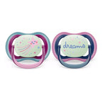 Ultra Air Night Time Soother SCF376/14 6-18m 2pcs