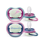 Ultra Air Night Time Soother SCF376/14 6-18m 2pcs
