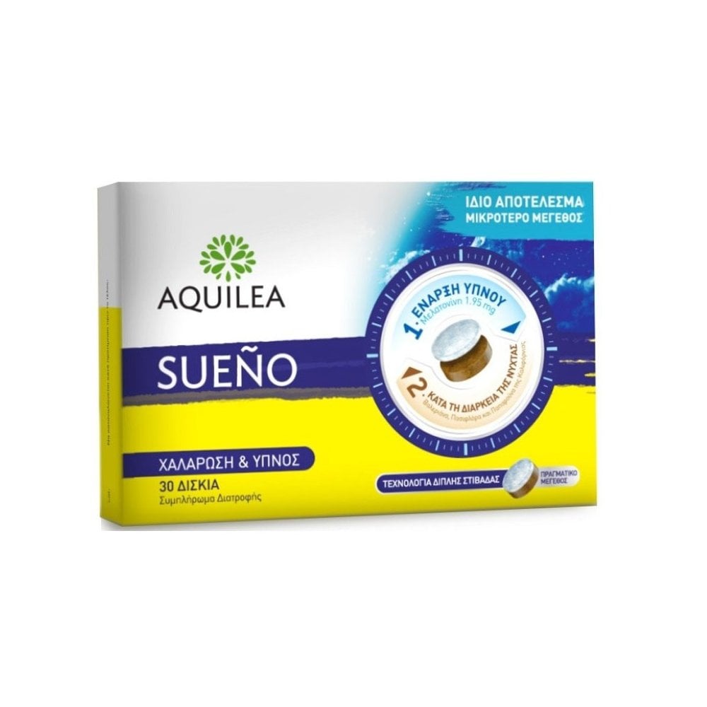 Sueno Nutritional Supplement for Relaxation & Sleep 30tabs
