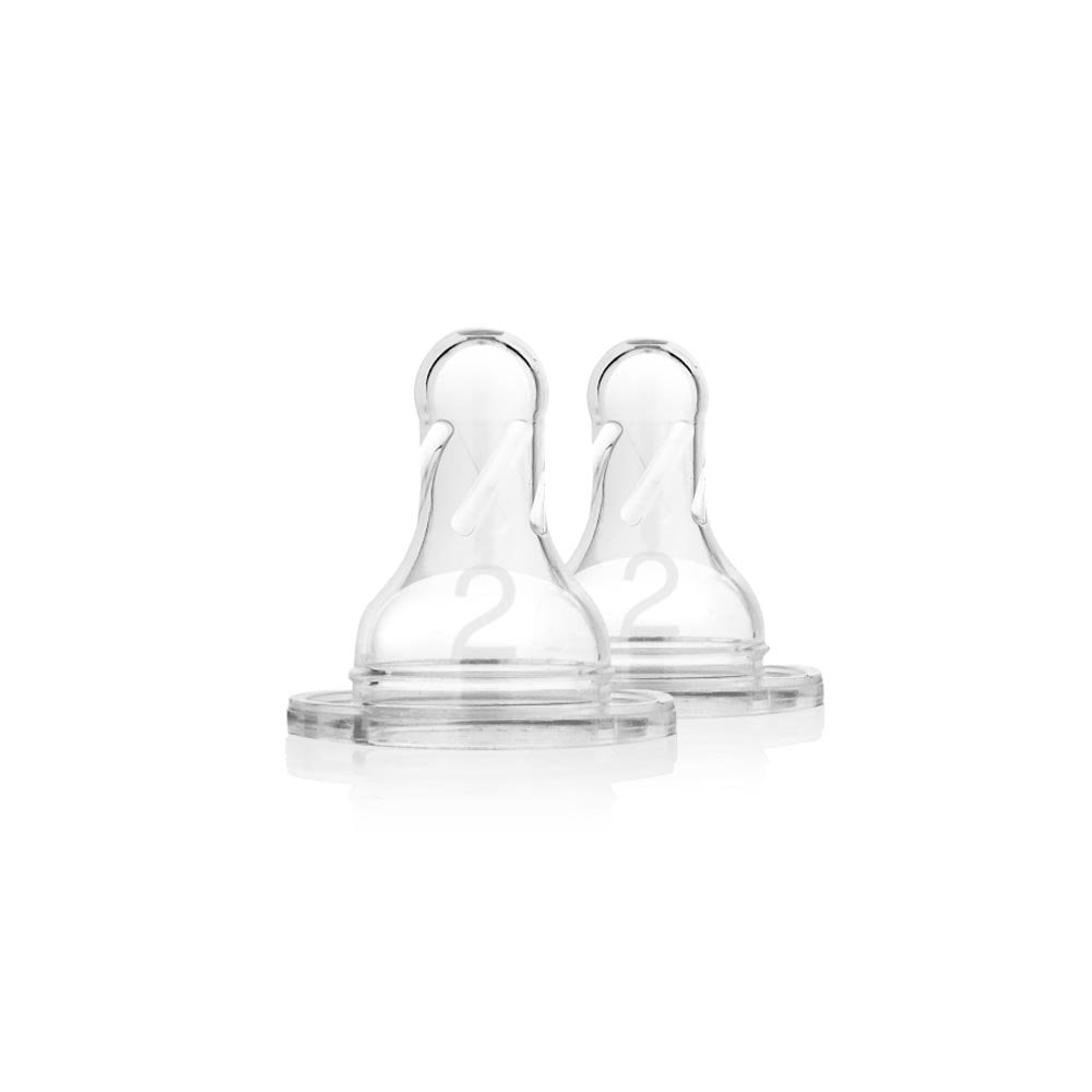 Baby Bottle Teats Level 2 3m+ 2pcs