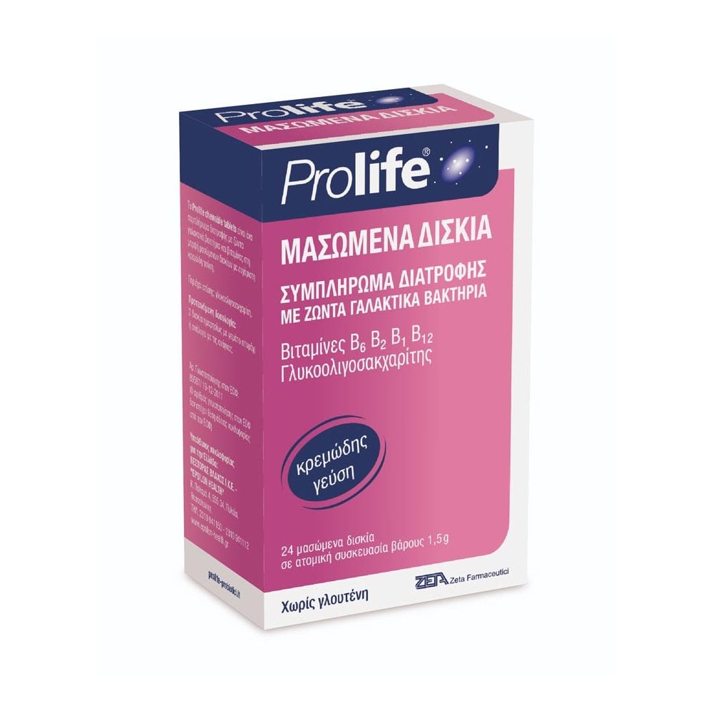 Prolife Live Lactobacillus Supplement 24chew.tabs