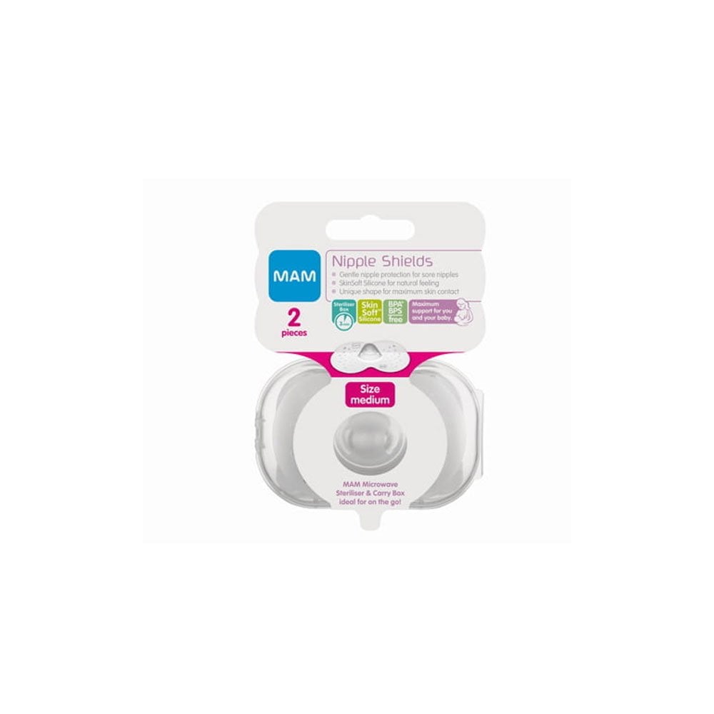Nipple Shields Size Medium 0m+ 2pcs