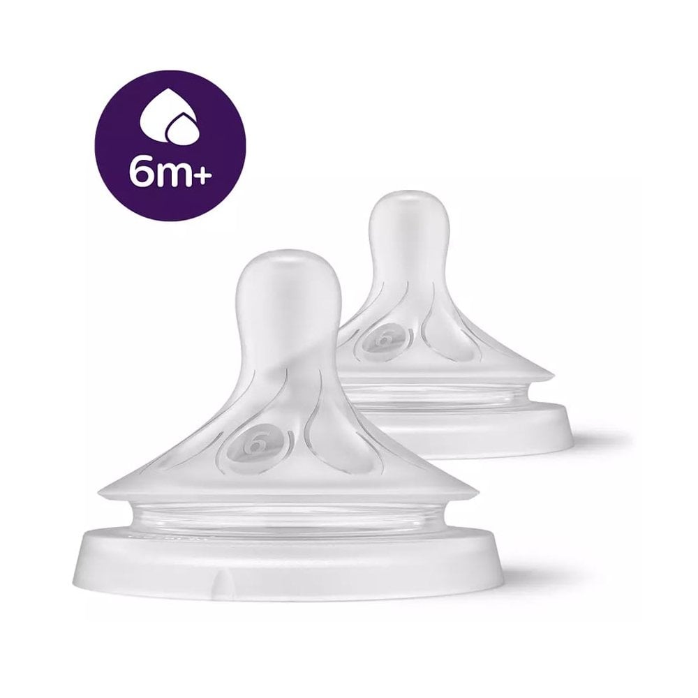Natural Response Maximum Flow Nipple 6, 6m+ SCY966/02 2pcs