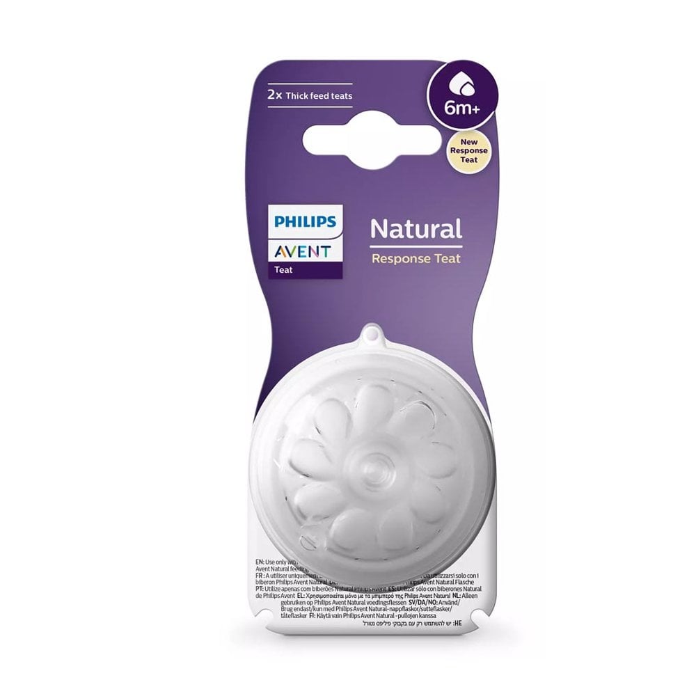 Natural Response Maximum Flow Nipple 6, 6m+ SCY966/02 2pcs