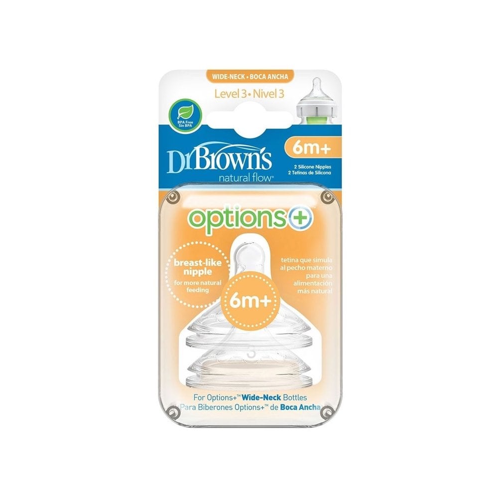 Options+ Level 3 Teats 6m+ 2pcs