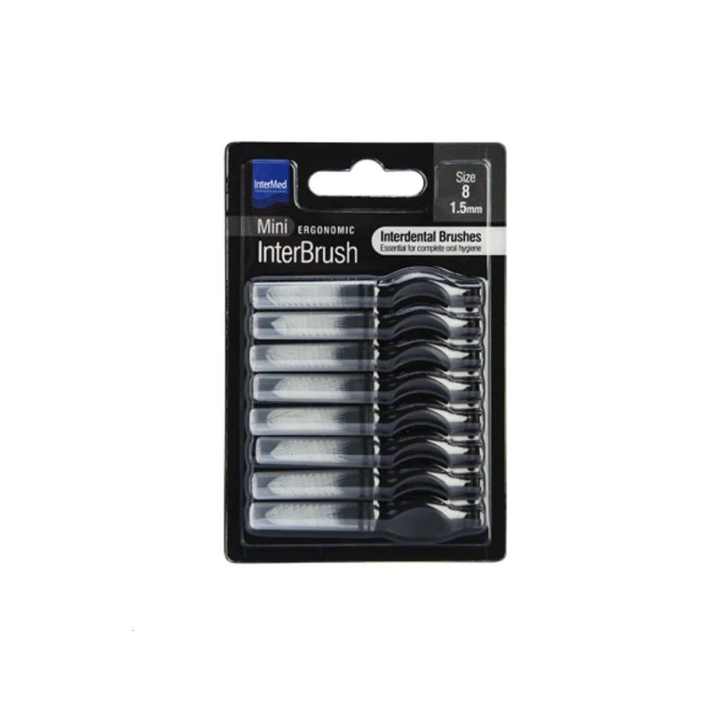 Ergonomic InterBrush Mini 1.50mm Size 8 8pcs