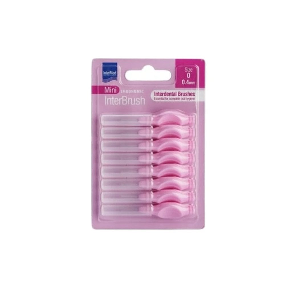 Ergonomic InterBrush Mini 0.40mm Size 0 8pcs