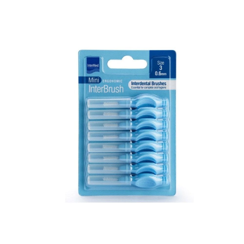 Ergonomic InterBrush Mini 0.60mm Size 3 8pcs