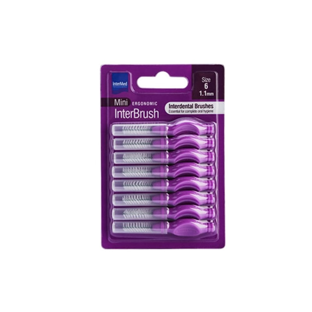 Ergonomic InterBrush Mini 1.10mm Size 6 8pcs