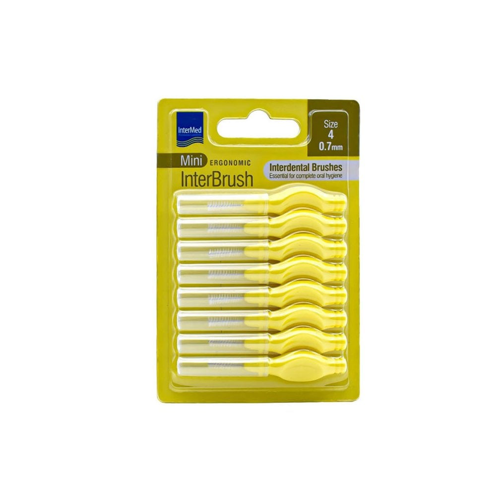 Ergonomic InterBrush Mini 0.70mm Size 4 8pcs