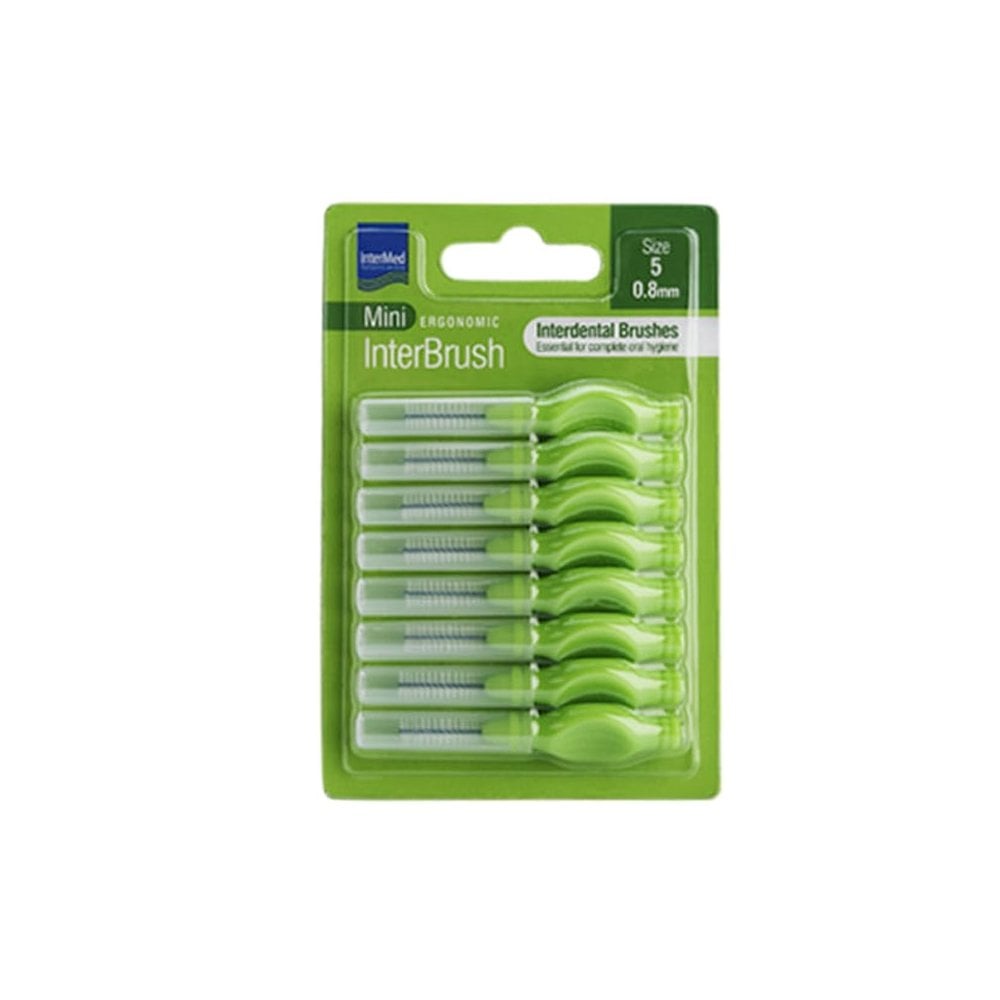 Ergonomic InterBrush Mini 0.80mm Size 5 8pcs