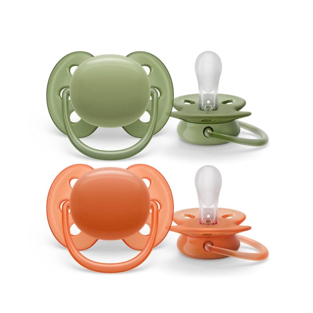 Orthodontic Silicone Soother SCF093/01 18m+ 2pcs