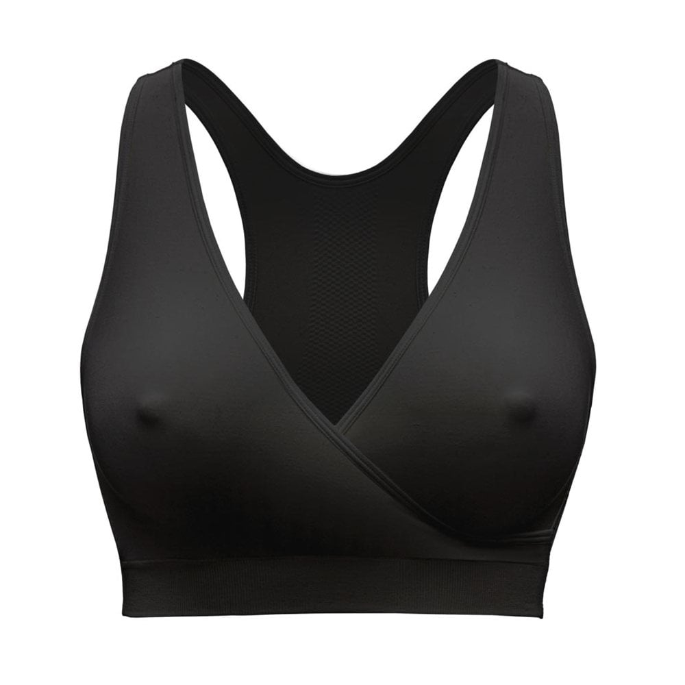 Keep Cool Sleep Breathable Maternity & Nursing Bra Black