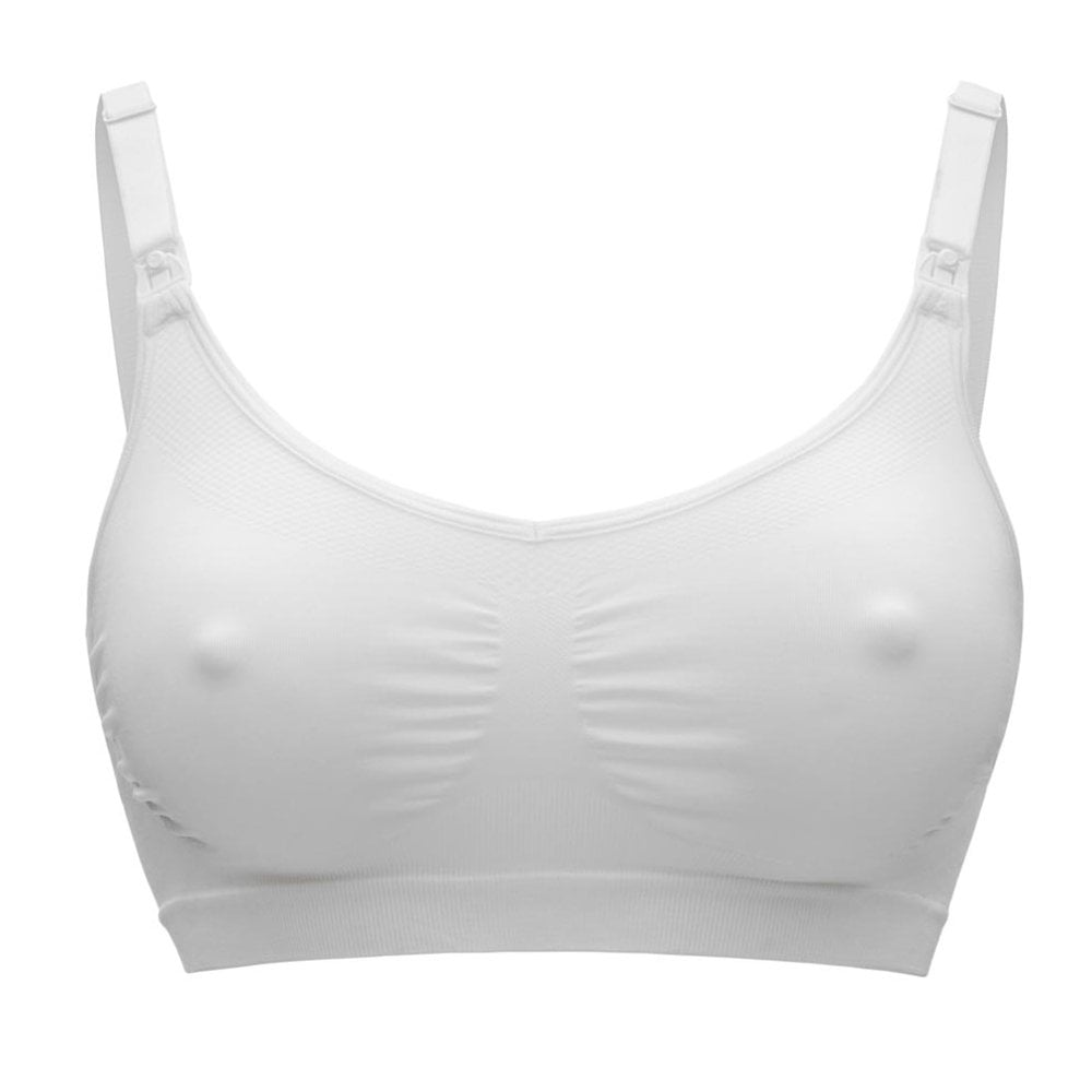 Keep Cool Breathable Maternity and Nursing Bra White