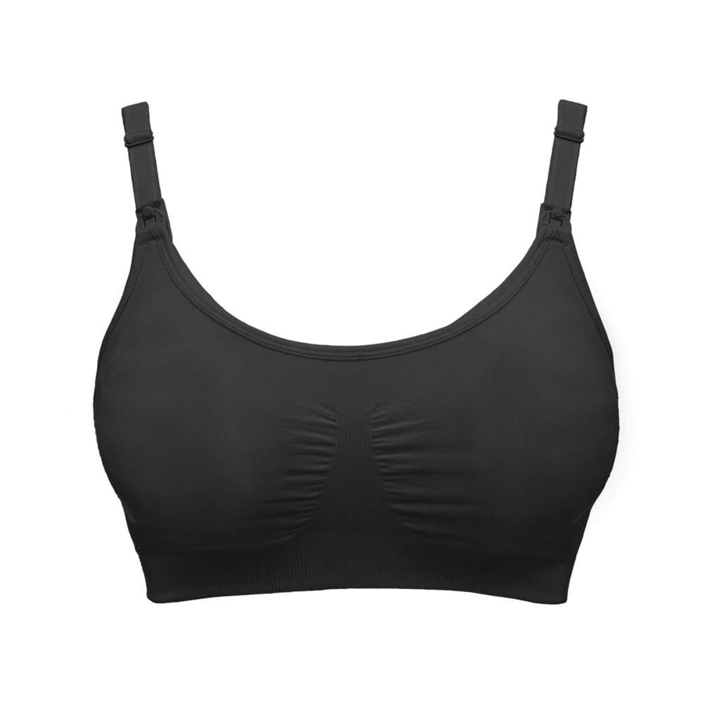 3 in 1 Nursing and Pumping Bra Black