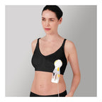 3 in 1 Nursing and Pumping Bra Black