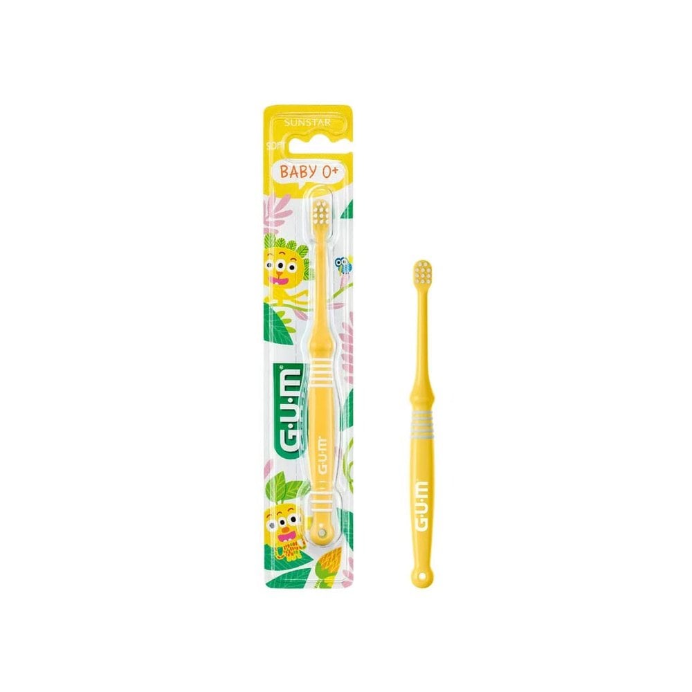 213 Baby Toothbrush 0-2 Years Yellow 1pc