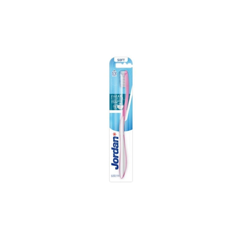 Clean Between Soft Toothbrush Pink 1pc