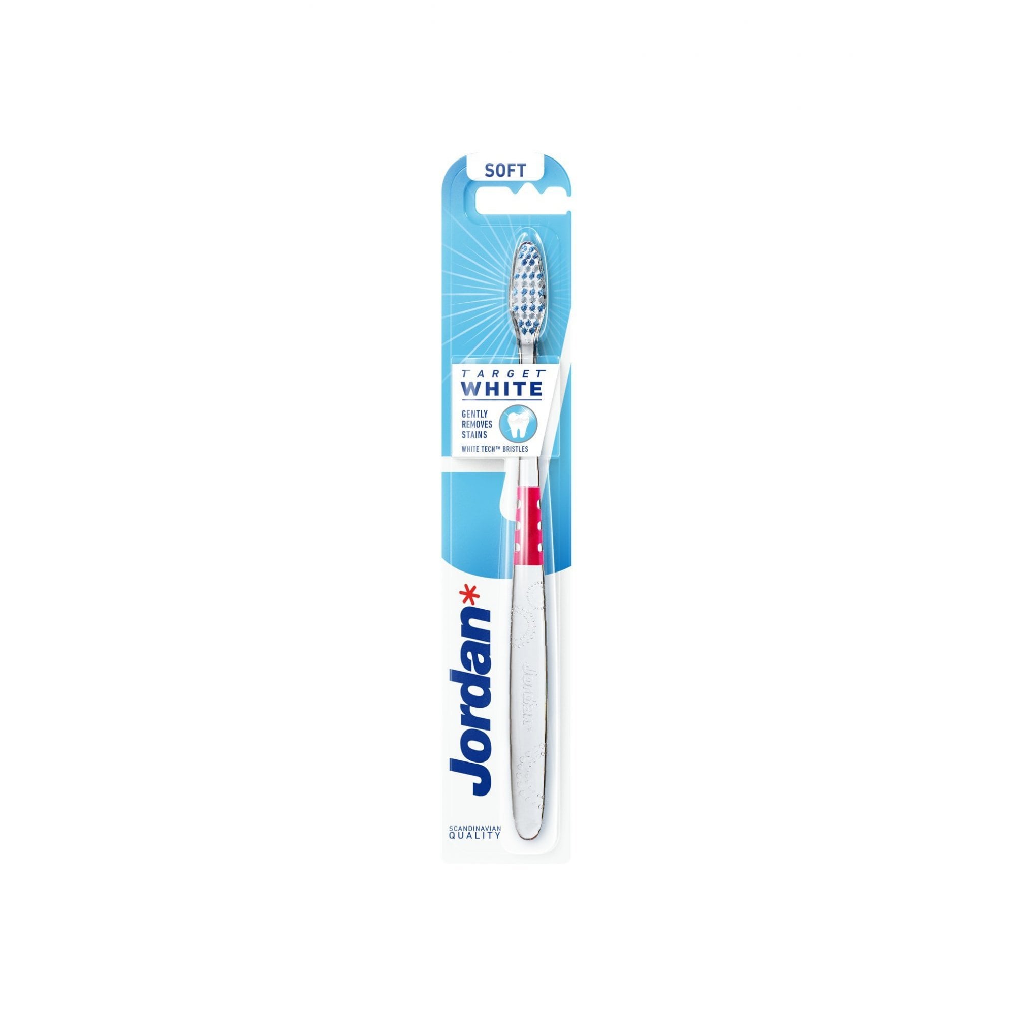 Target White Soft Toothbrush Pink 1pc