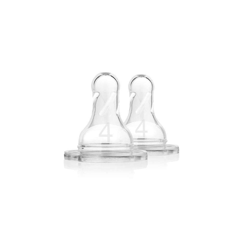Baby Bottle Teats Level 4 9m+ 2pcs