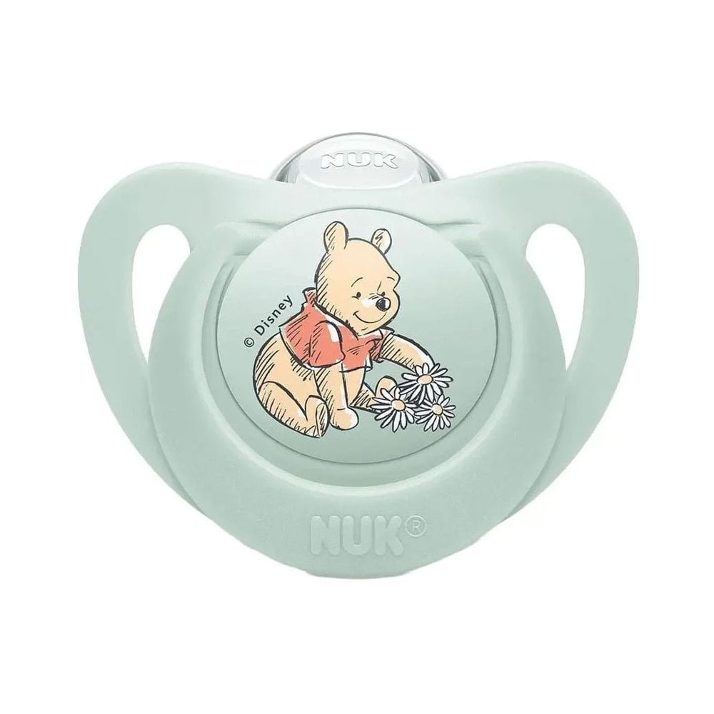 Star Disney Winnie the Pooh Πιπίλα Σιλικόνης Light Green  0-6m 1pc