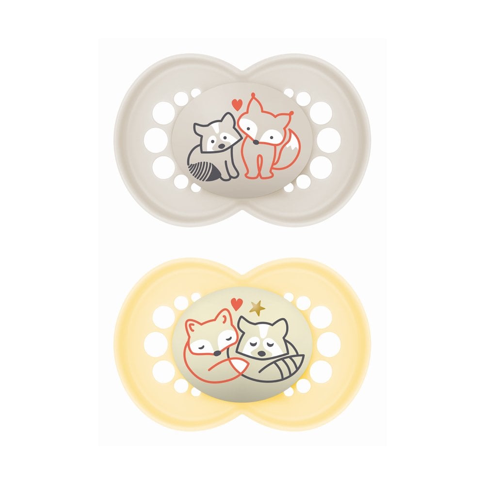 Day & Night Silicone Soother 16m+ Cream 274SG 2pcs