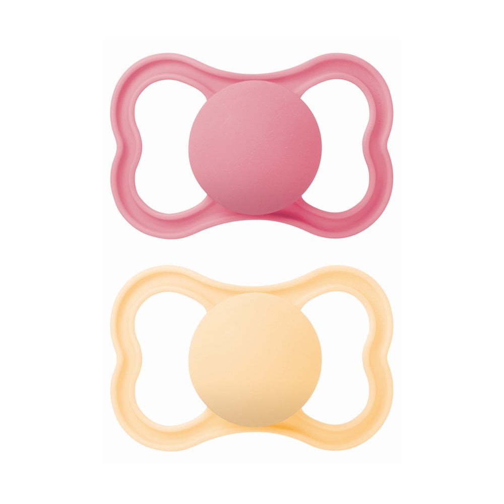 Supreme Silicone Soother 6-16m Pink 245S 2pcs