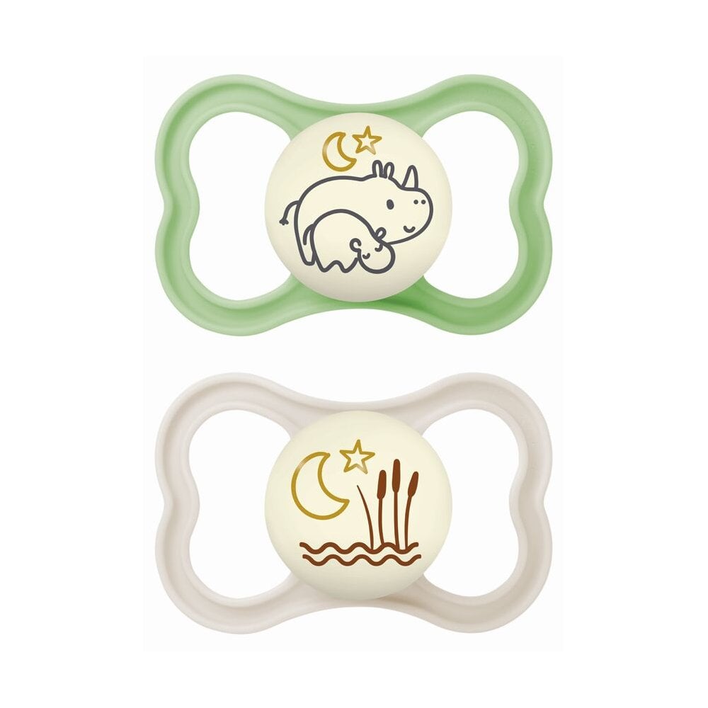 Air Night Silicone Soother 6-16m Unisex 217SU 2pcs