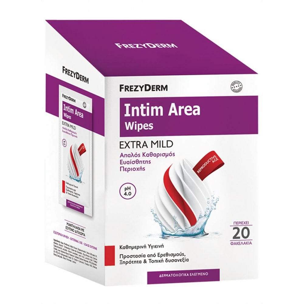 Intim Area Wipes Extra Mild 20pcs