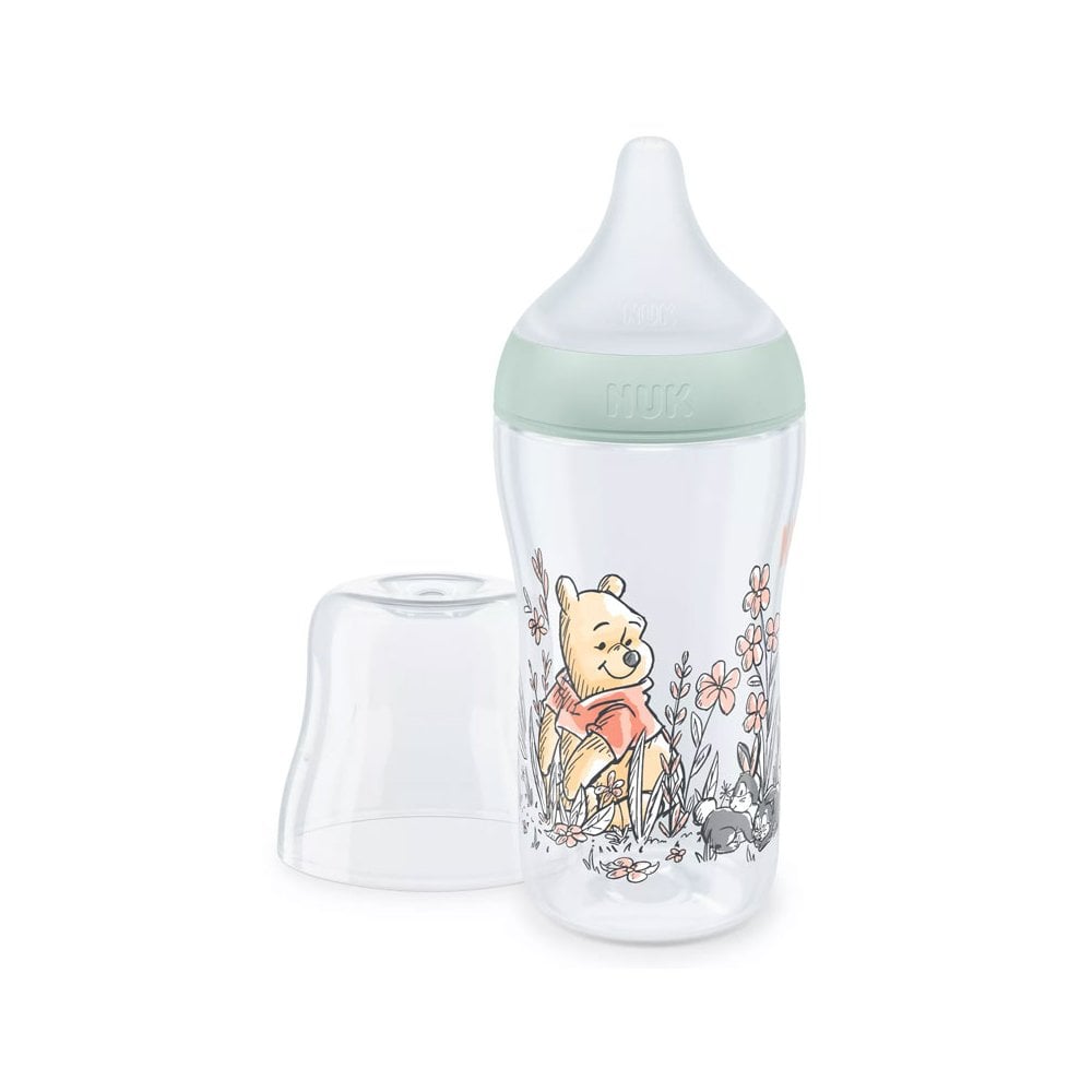 Disney Winnie Pooh Perfect Match Baby Bottle with Soft Silicone Teat 3m+ 260ml