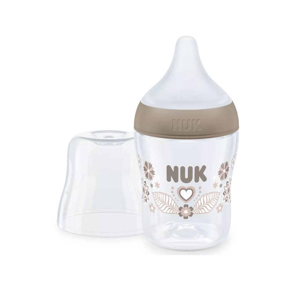 Perfect Match Baby Bottle with Soft Silicone Teat 0m+ Brown 150ml