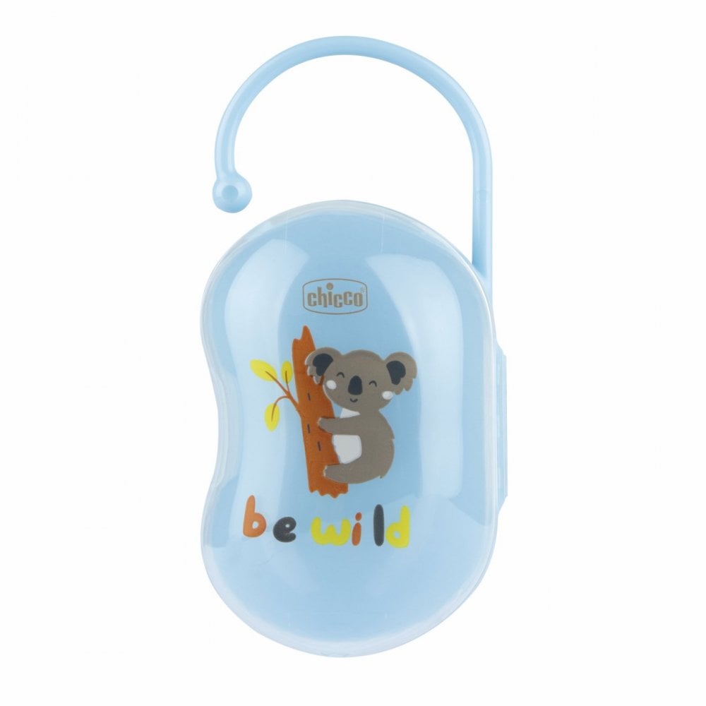 Double Soother Case Light Blue 1pc