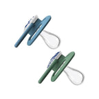 Advantage Glow in The Dark Silicone Soother Boy 6-18m 2pcs