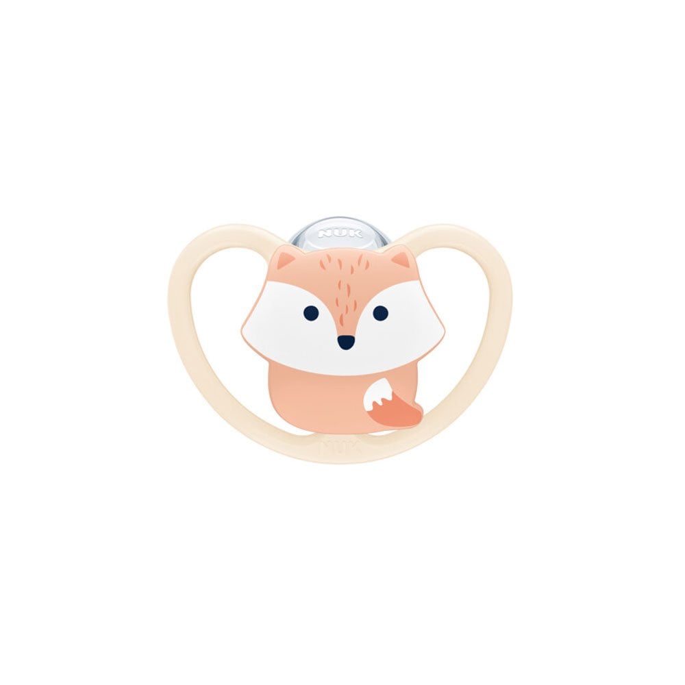 Space Silicone Soother Fox 0-6m 1pc
