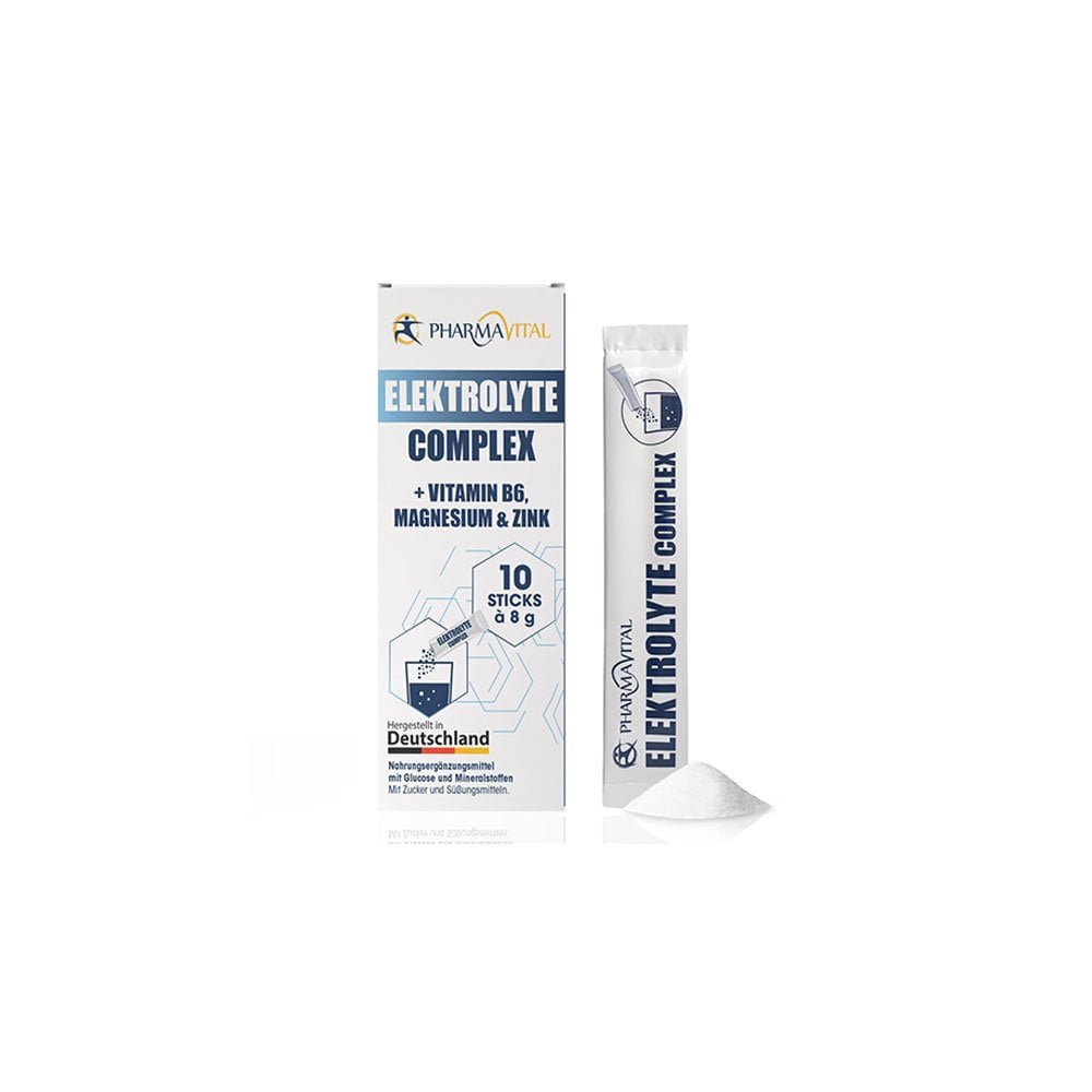 PharmaVital Electrolyte Complex+ B6 vitamin, Magnesium & Zink 10sticksx8gr