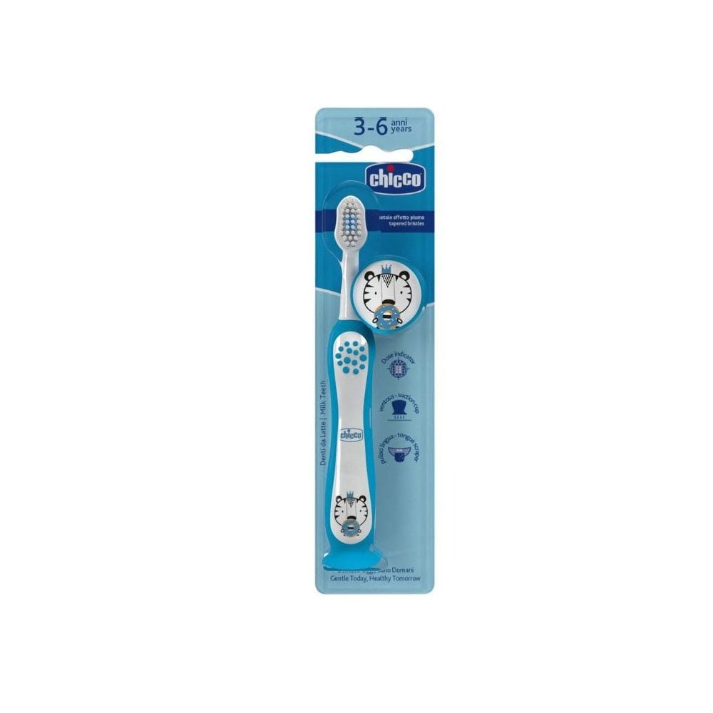 Toothbrush 3-6 Years Tiger Blue