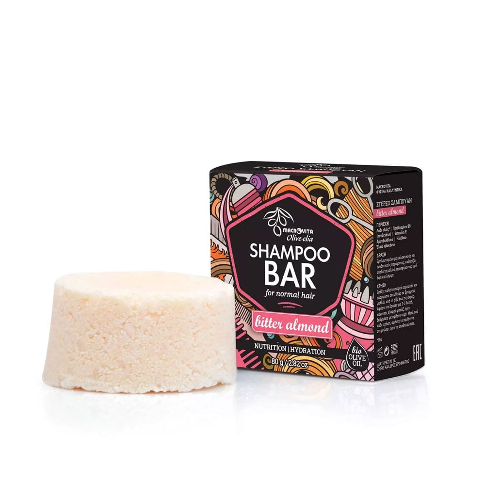 Shampoo Bar for Normal Hair Bitter Almond 80gr