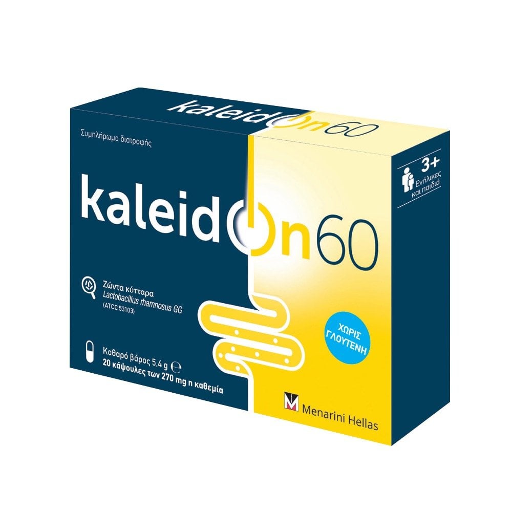 Kaleidon 60 Probiotics Lactobacillus Rhamnosus GG 20caps