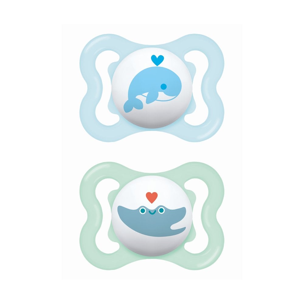 Air Planet Love Silicone Soother Light Blue (120SBc) 2-6m 2pcs