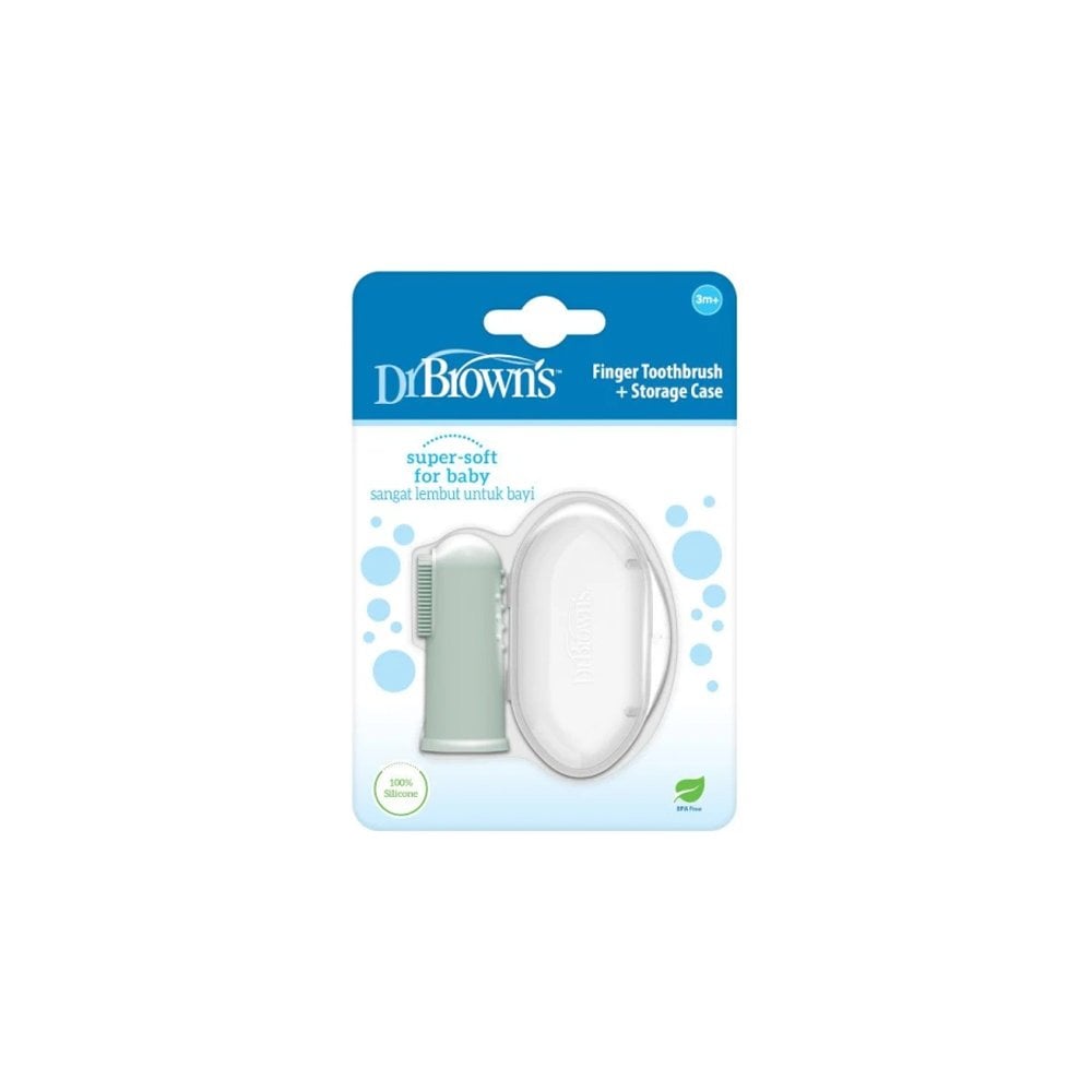 Silicone Finger Toothbrush and Storage Case