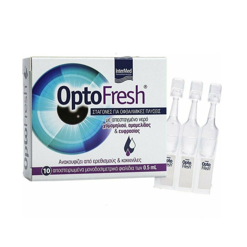 OptoFresh Eye Wash Drops 10ampsx0.5ml