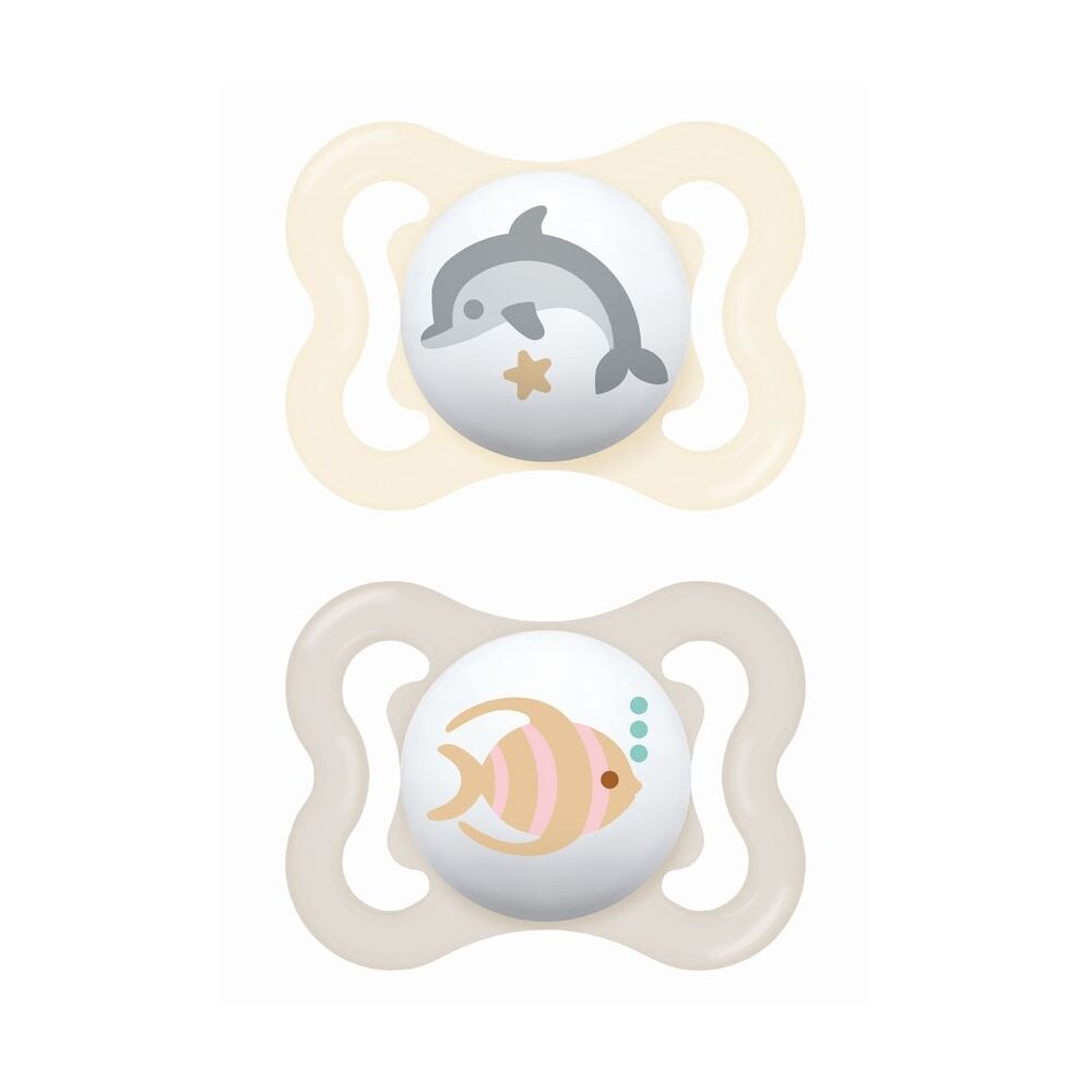 Air Soother Silicone Unisex (120SUc) 2-6m 2pcs