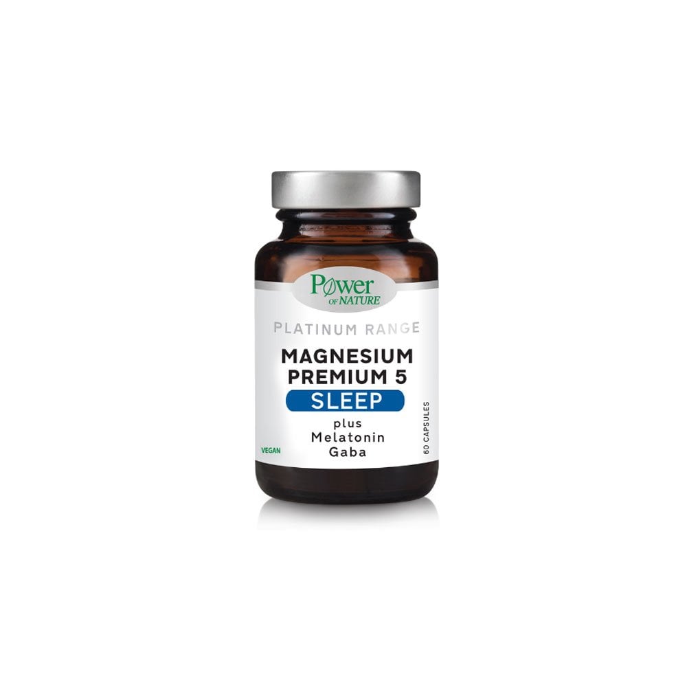 Power of Nature Platinum Range Magnesium Premium 5 Plus Sleep 60caps