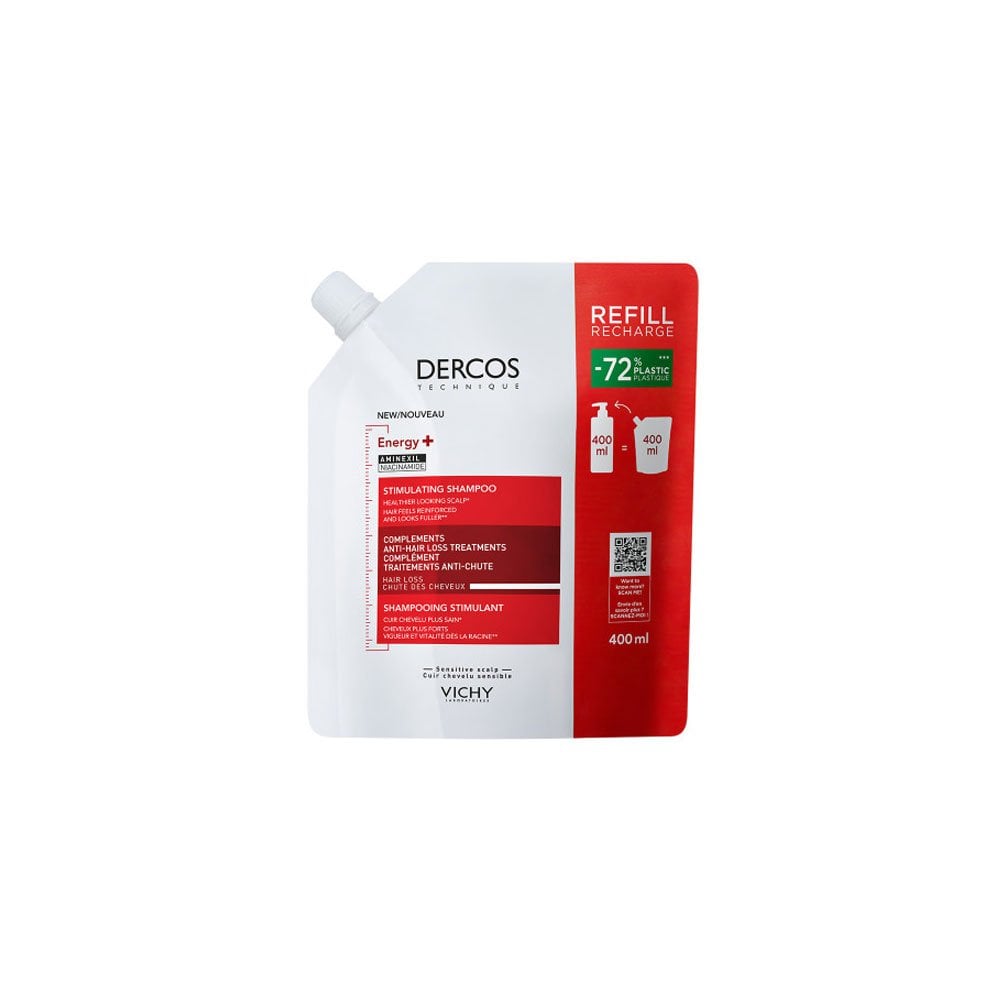 Dercos Energy+ Stimulating Shampoo Refill 400ml