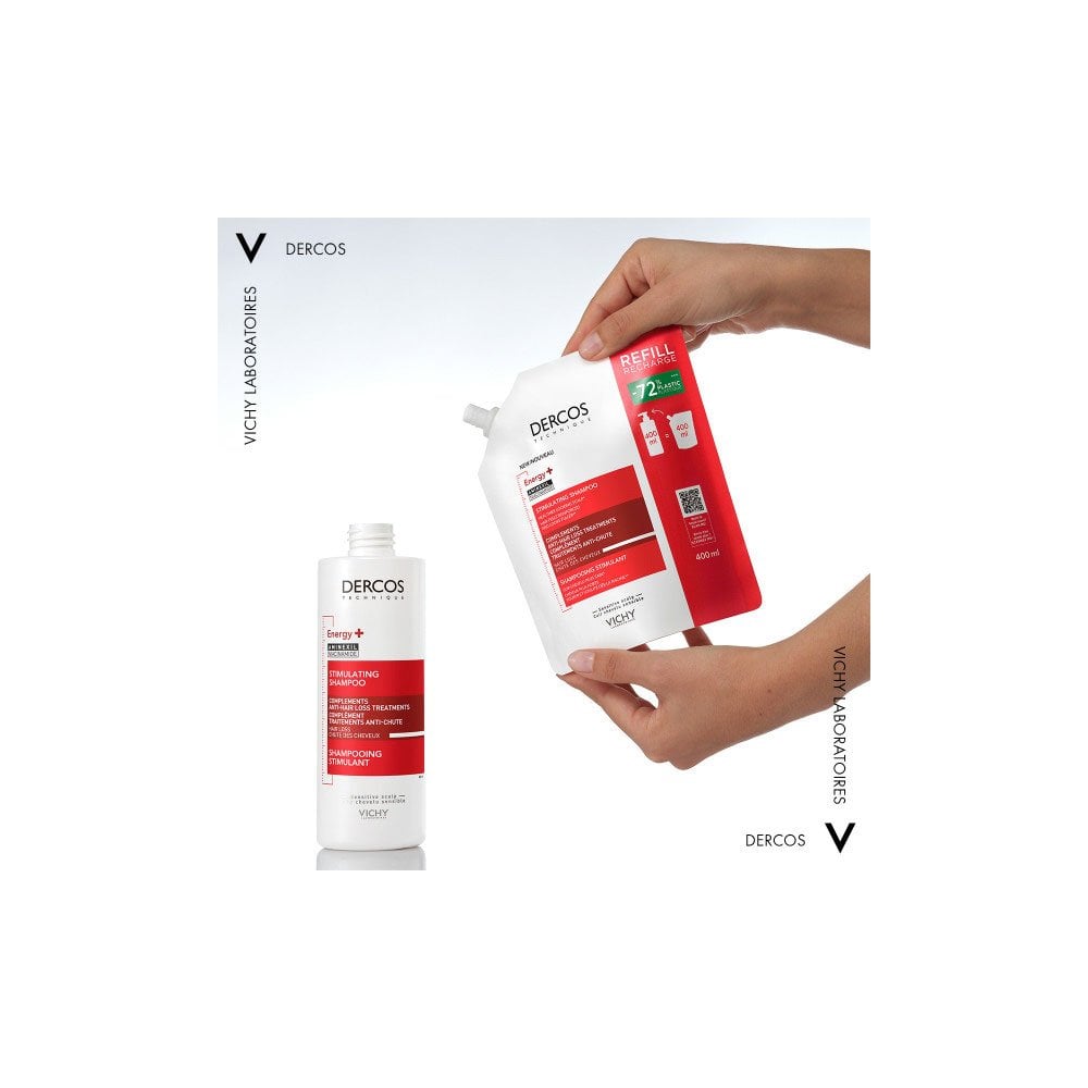 Dercos Energy+ Stimulating Shampoo Refill 400ml