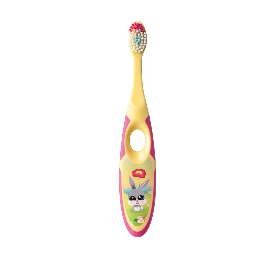 Kids Toothbrush Step 2 Yellow/Fuchsia