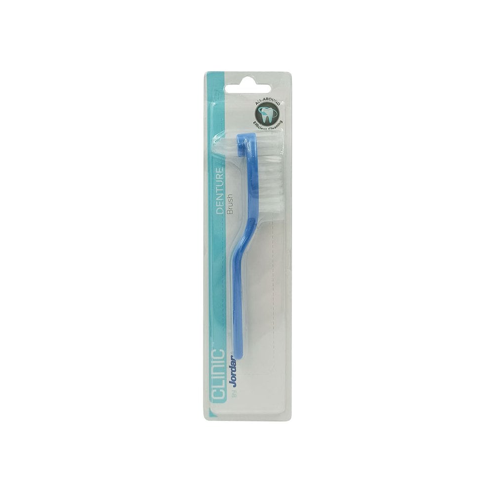 Clinic Denture Brush Blue 1pc
