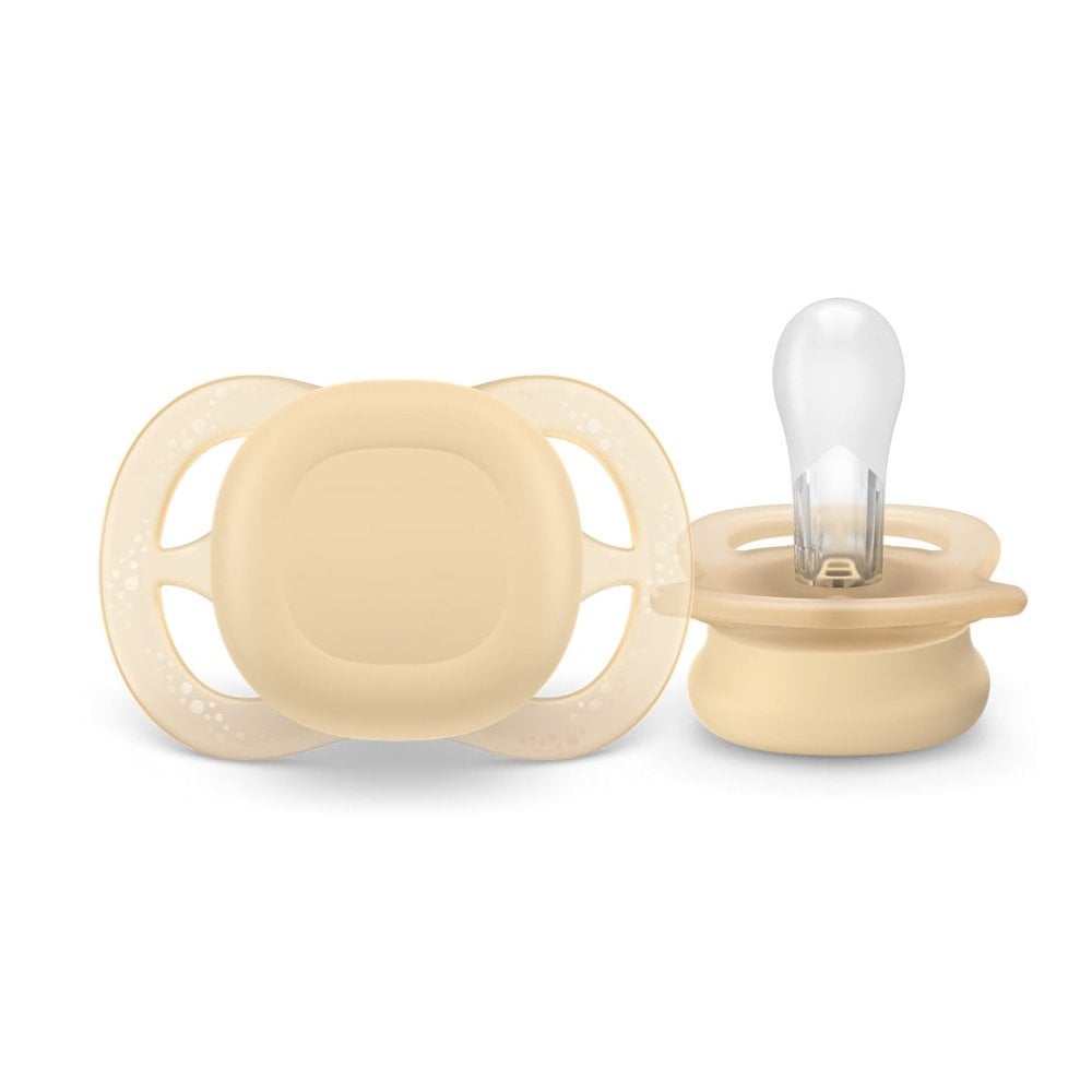 Ultra Start Orthodontic Silicone Soother SCF075/01 0-2m 2pcs